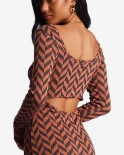 Billabong Still Your Girl Long Sleeve Jersey Dress 10 Billabong Still Your Girl Long Sleeve Jersey Dress -Dresses Shop abjkd00196 billabongw brk dtl2