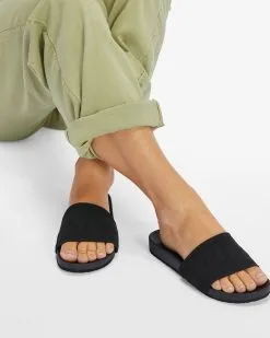 Billabong Cruz Slider Sandals -Dresses Shop abjl200073 billabongw blk frt2