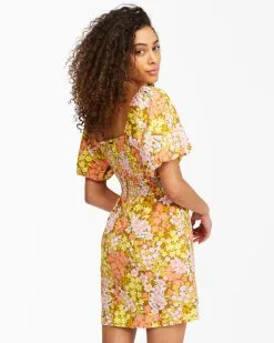 Billabong Paradise Mini Dress -Dresses Shop abjwd00225 billabongw mos bck1