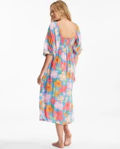 Billabong Swept Away Midi Dress 7 Billabong Swept Away Midi Dress -Dresses Shop abjwd00327 billabongw mul bck1 5