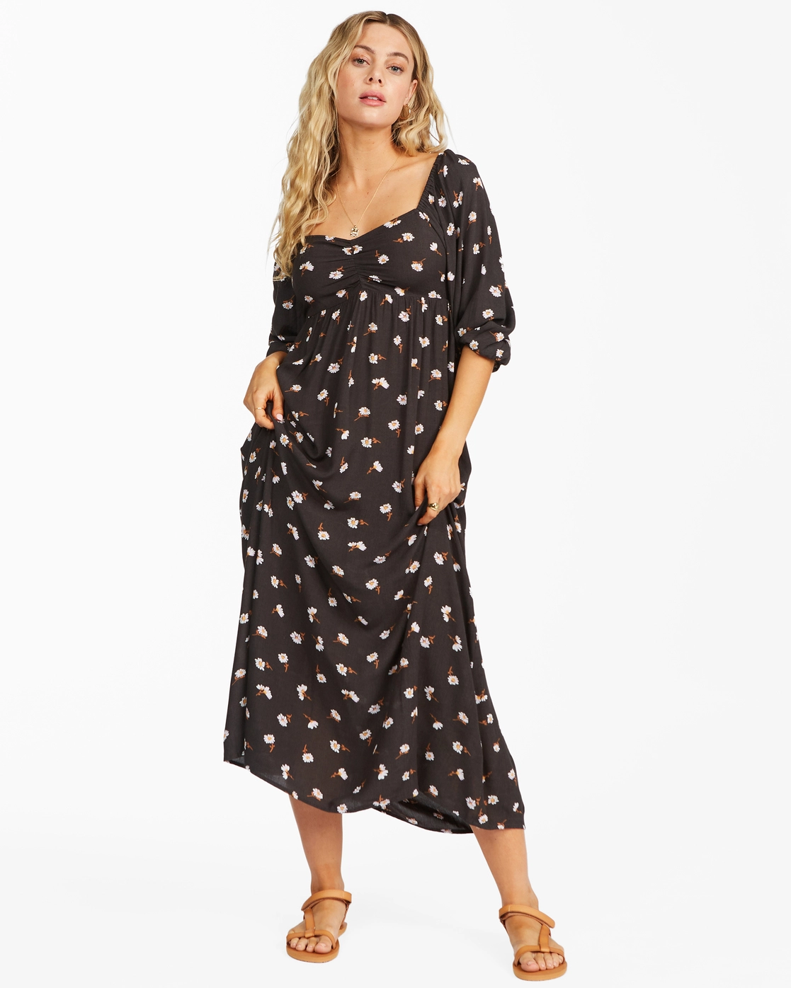 Billabong Swept Away Midi Dress 1 Billabong Swept Away Midi Dress