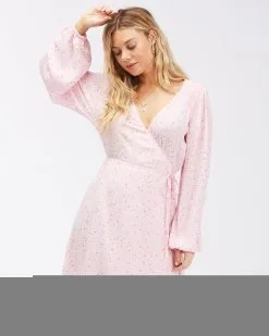 Billabong Spring Romance Mini Wrap Dress