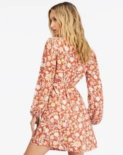 Billabong Spring Romance Mini Wrap Dress -Dresses Shop abjwd00354 billabongw rcl bck1 1