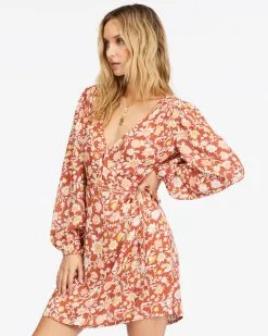 Billabong Spring Romance Mini Wrap Dress -Dresses Shop abjwd00354 billabongw rcl sd1 1