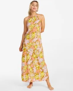 Billabong Retro Romance Halter Dress -Dresses Shop abjwd00365 billabongw mos frt1 1