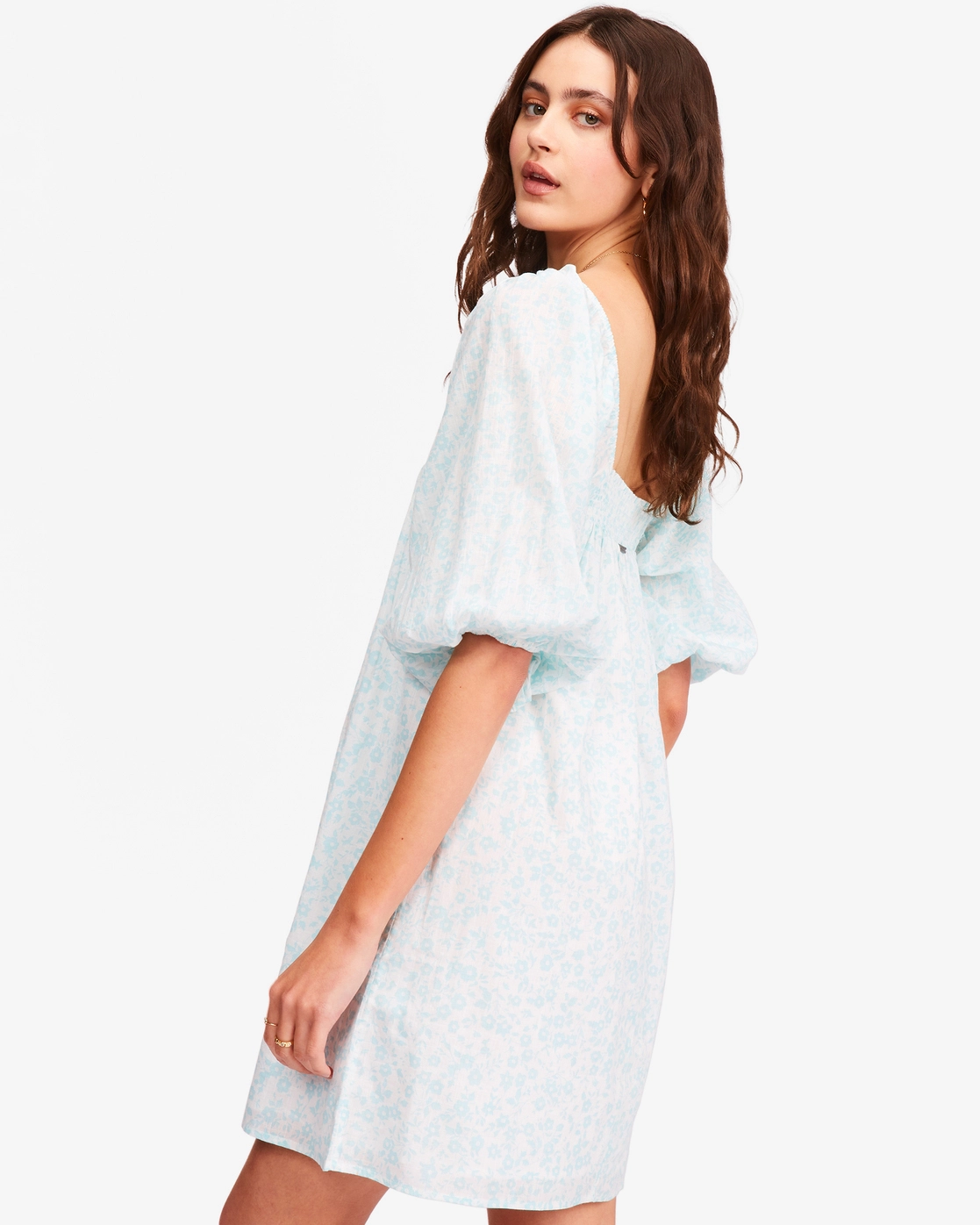 Billabong Floral Fields Babydoll Dress 5 Billabong Floral Fields Babydoll Dress - Image 5