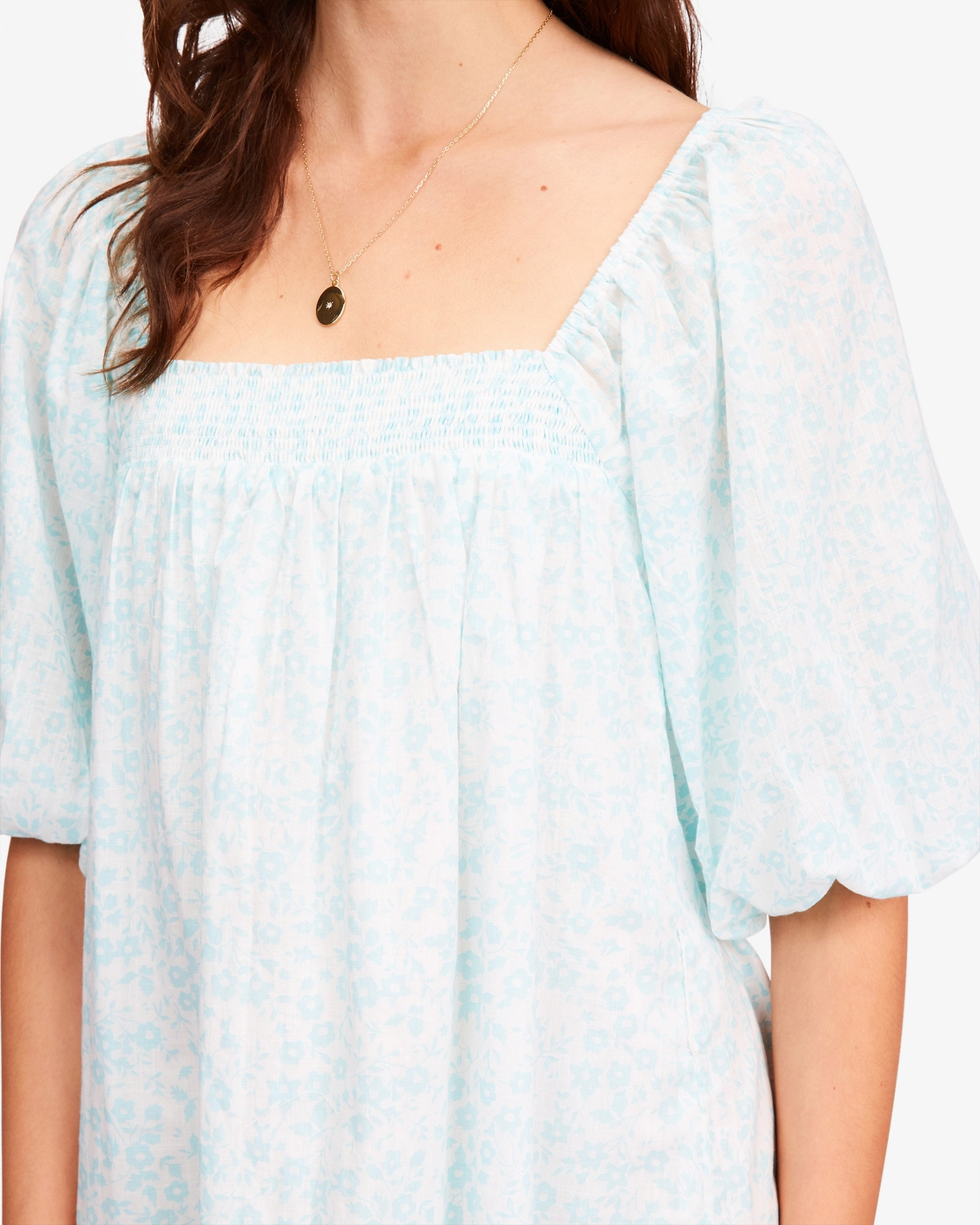 Billabong Floral Fields Babydoll Dress 6 Billabong Floral Fields Babydoll Dress - Image 6