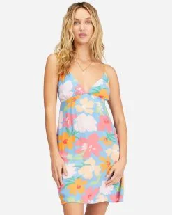 Billabong Just Add Sun Mini Slip Dress