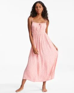 Billabong Summer Daydream Midi Slip Dress 8 Billabong Summer Daydream Midi Slip Dress -Dresses Shop abjwd00424 billabongw sor frt1