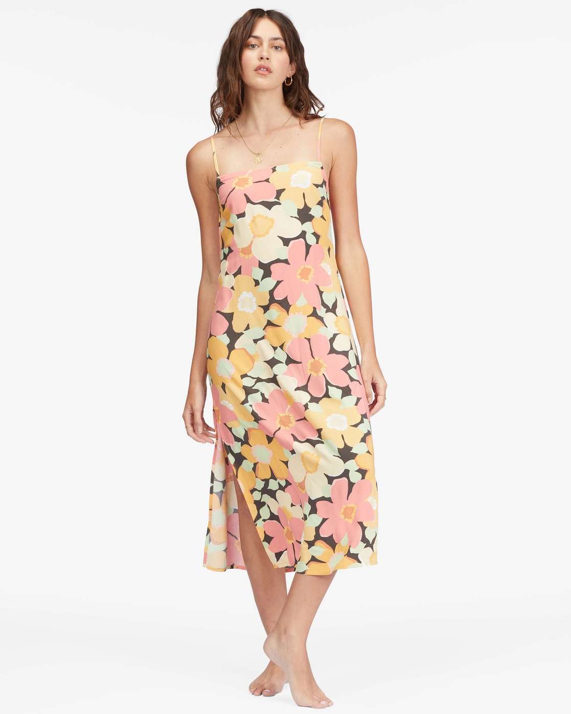 Billabong Weekend Waves Midi Slip Dress 2 Billabong Weekend Waves Midi Slip Dress - Image 2