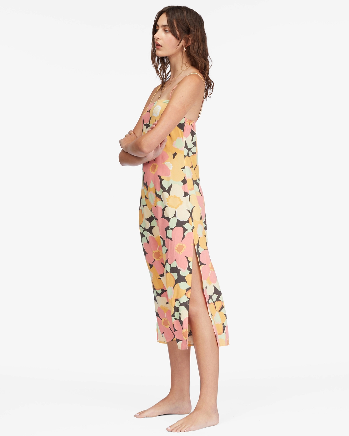 Billabong Weekend Waves Midi Slip Dress 3 Billabong Weekend Waves Midi Slip Dress - Image 3