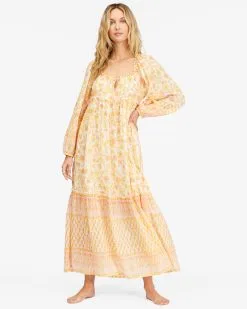Billabong Endless Sunset Long Sleeve Maxi Dress