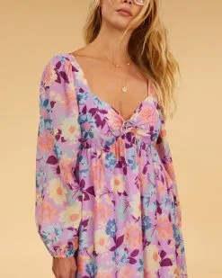 Billabong Salty Blonde Paradise Love Long Sleeve Midi Dress 10 Billabong Salty Blonde Paradise Love Long Sleeve Midi Dress -Dresses Shop abjwd00497 billabongw pkv0 dtl1
