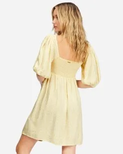 Billabong Sea Side Babydoll Dress -Dresses Shop abjwd00503 billabongw scs bck1