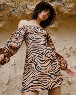 Billabong Feeling Flirty Long Sleeve Mini Dress