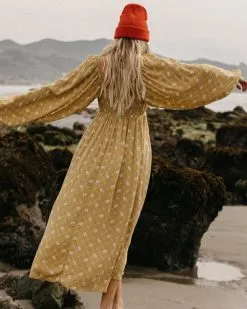 Dresses Shop 17 Billabong Better Days Long Sleeve Midi Dress