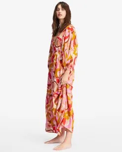 Billabong Pretty Groovy Maxi Dress -Dresses Shop abjwd00516 billabongw mul sd1