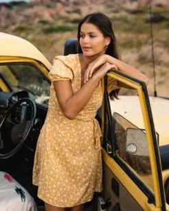 Billabong Hot Tropics Mini Wrap Dress -Dresses Shop abjwd00524 billabongl ykv0 frt1 1