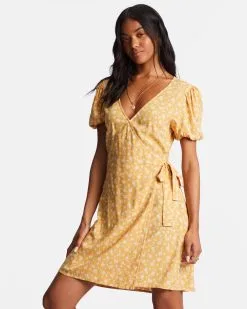 Billabong Hot Tropics Mini Wrap Dress -Dresses Shop abjwd00524 billabongw ykv0 sd1