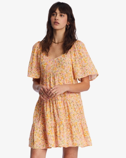 Billabong Take A Chance Babydoll Dress 4 Billabong Take A Chance Babydoll Dress - Image 4