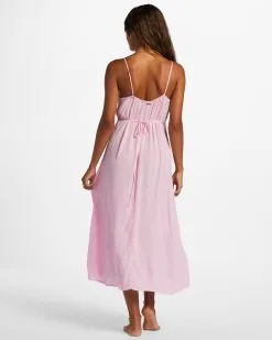 Billabong Slip Away Midi Slip Dress -Dresses Shop abjwd00545 billabongw met0 bck1