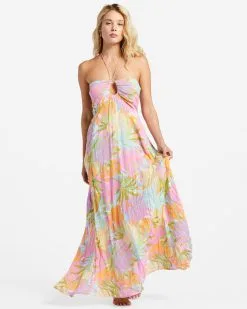 Billabong So Groovy Halter Maxi Dress