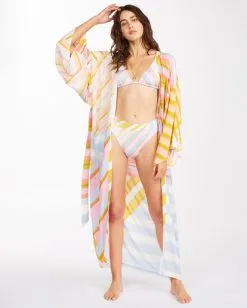 Billabong Head Over Heels Kimono Beach Cover-Up 10 Billabong Head Over Heels Kimono Beach Cover-Up -Dresses Shop abjx600149 billabongw wmu frt1 1