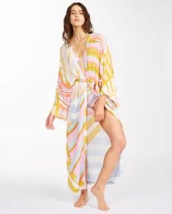 Billabong Head Over Heels Kimono Beach Cover-Up 11 Billabong Head Over Heels Kimono Beach Cover-Up -Dresses Shop abjx600149 billabongw wmu sd1 1