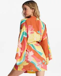 Billabong Loveland 2 Kimono Beach Cover Up 9 Billabong Loveland 2 Kimono Beach Cover Up -Dresses Shop abjx600163 billabongw brk bck1