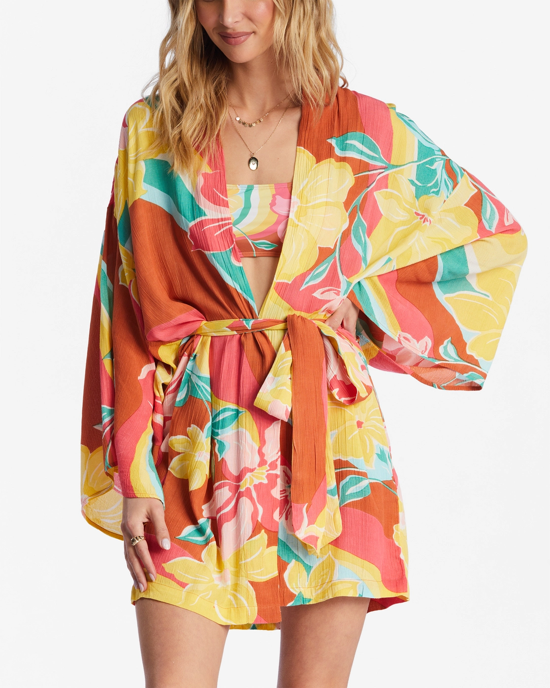 Billabong Loveland 2 Kimono Beach Cover Up 6 Billabong Loveland 2 Kimono Beach Cover Up - Image 6