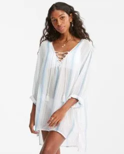 Billabong Blue Skies Mini Beach Cover-Up 9 Billabong Blue Skies Mini Beach Cover-Up -Dresses Shop abjx600168 billabongw bll0 frt1 1