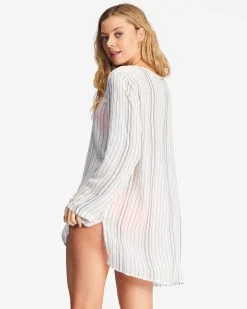 Billabong Blue Skies Mini Beach Cover-Up 8 Billabong Blue Skies Mini Beach Cover-Up -Dresses Shop abjx600168 billabongw ofb bck1