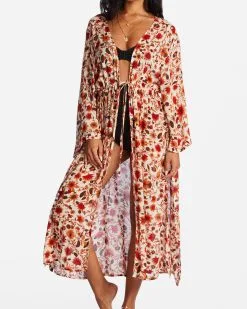 Billabong Cosmic Dreamer Kimono Beach Cover-Up -Dresses Shop abjx600194 billabongw anw dtl1