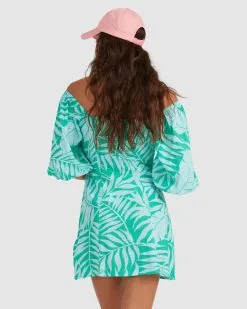 Billabong Mystic Beach Printed Mini Dress -Dresses Shop ubjwd00142 billabongw spy bck1