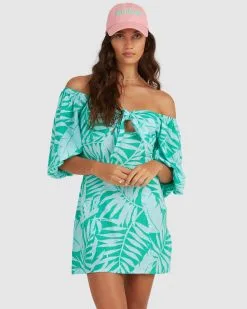 Billabong Mystic Beach Printed Mini Dress -Dresses Shop ubjwd00142 billabongw spy frt1