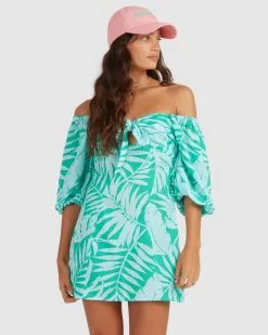 Billabong Mystic Beach Printed Mini Dress -Dresses Shop ubjwd00142 billabongw spy frt2
