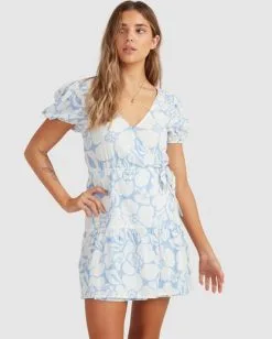 Billabong Beyond Blue Wrap Dress -Dresses Shop ubjwd00164 billabongw bka0 frt1 1